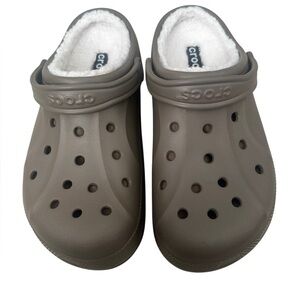 Crocs Men's and Women's Unisex Baya Lined Clogs size w11/m9